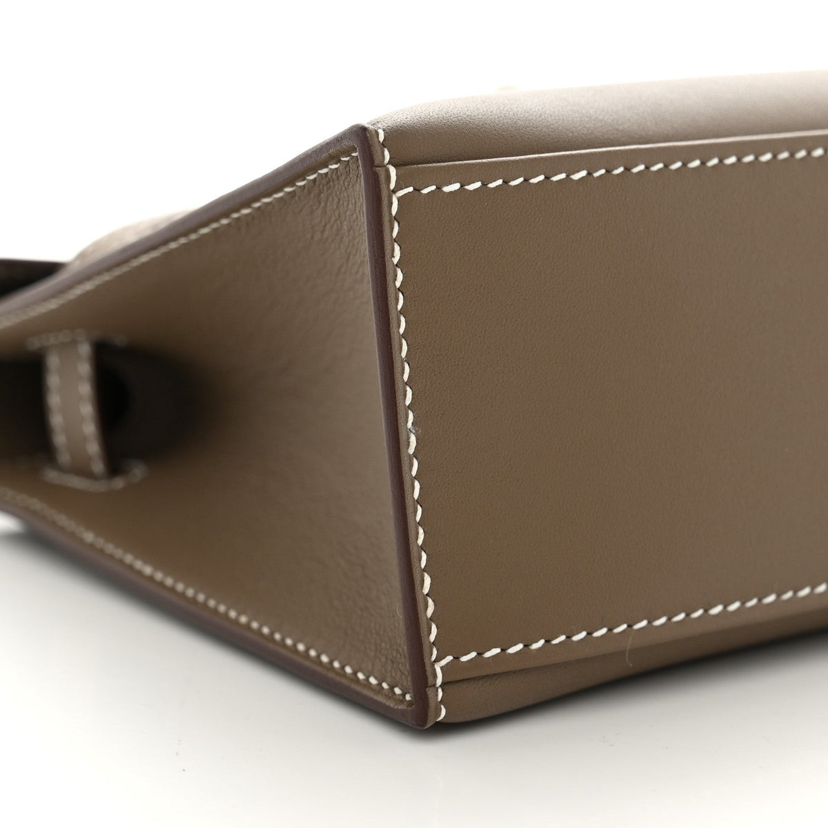 Hermès Swift Kelly Pochette Clutch Etoupe