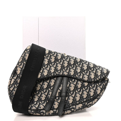 Dior Oblique Saddle Bag Blue