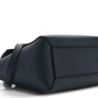 Celine Baby Grained Calfskin Nano Belt Bag Abyss Blue