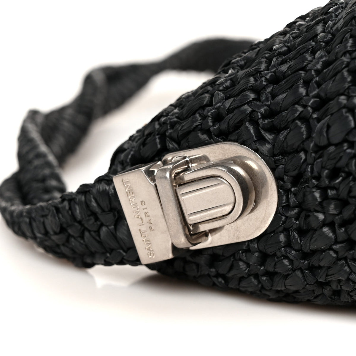 Saint Laurent Raffia Le Crossbody Black 1919393
