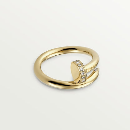 18K Gold Diamonds Cartier Juste un Clou Ring