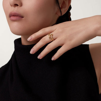 18K Gold Diamond Cartier Juste un Clou Ring