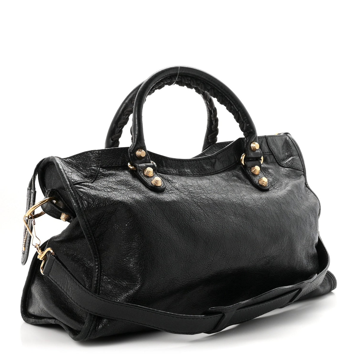 Balenciaga Agneau Giant 12 Gold City Black