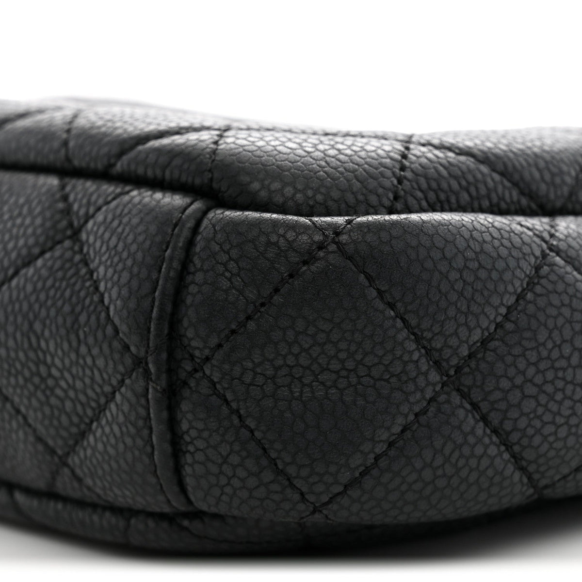 Chanel Iridescent Caviar Quilted Small Coco Tassel Camera Case Black