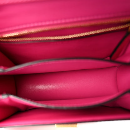 Celine Box Calfskin Small Classic Box Flap Bag Hibiscus