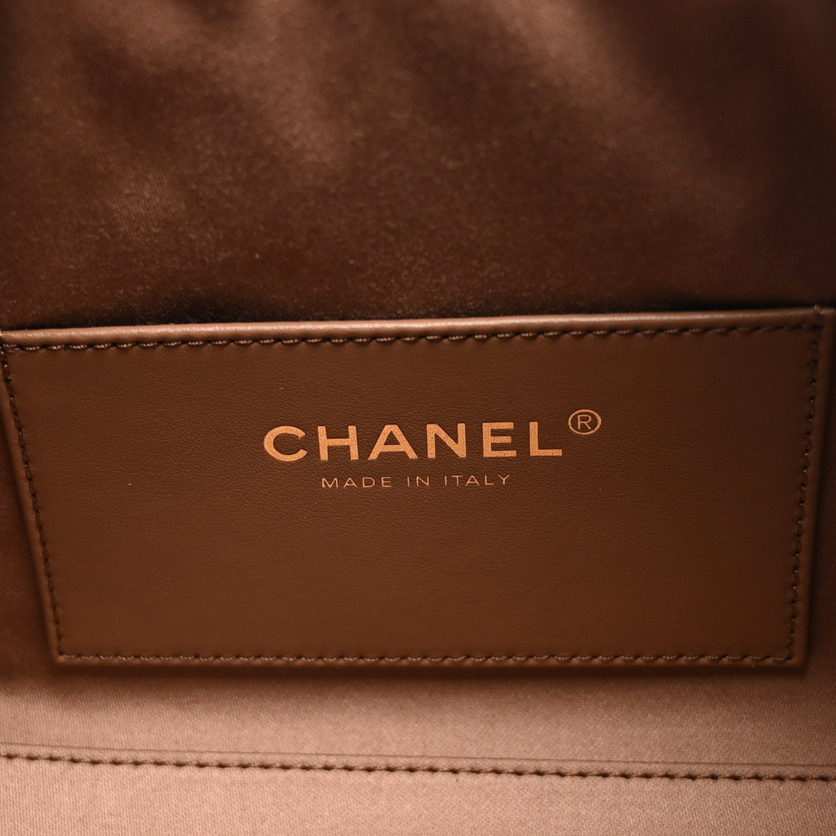 Chanel Caviar Quilted Mini Chanel 25 Handbag Brown