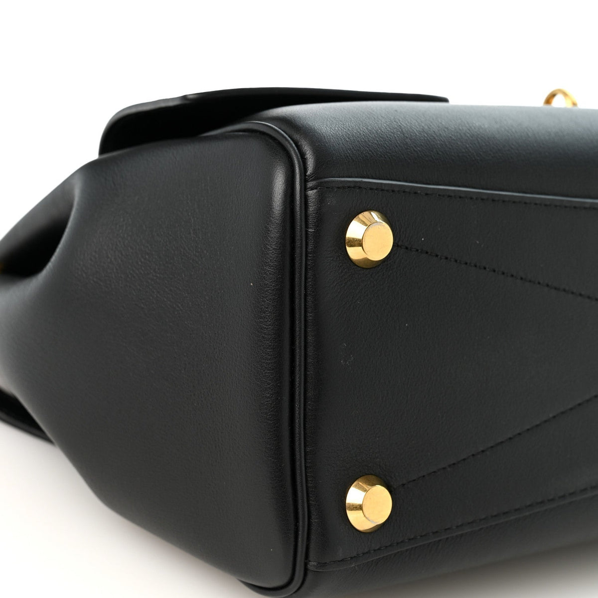 Balenciaga Smooth Calfskin Small Bel Air Carry All Bag Black