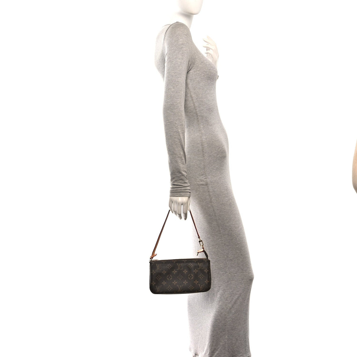 Louis Vuitton Monogram Pochette Accessories Brown