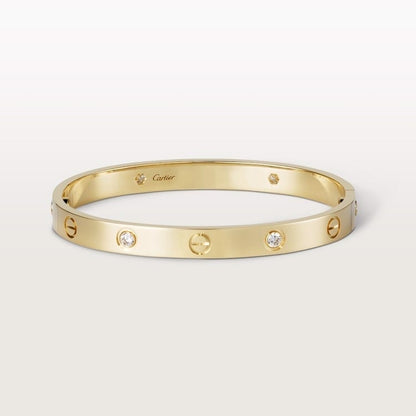 18K Gold Diamonds Cartier Love Bracelet