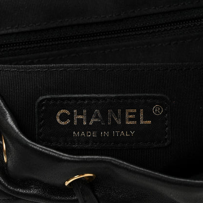Chanel Lambskin Quilted Small Urban Spirit Backpack Black