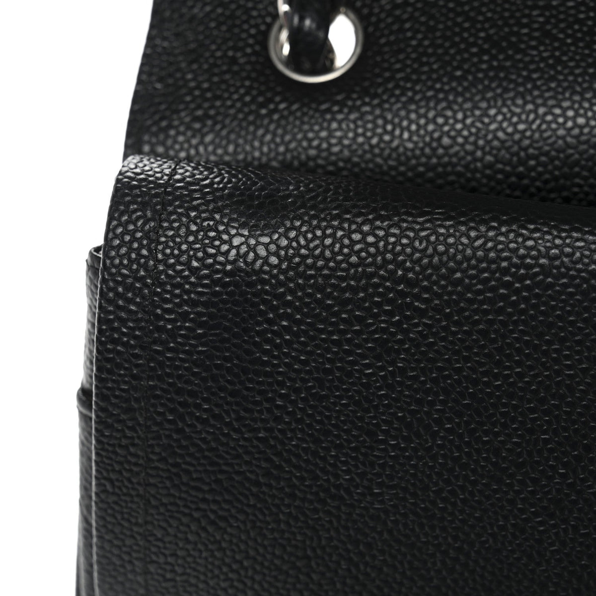 Chanel Caviar Quilted Jumbo Double Flap Black