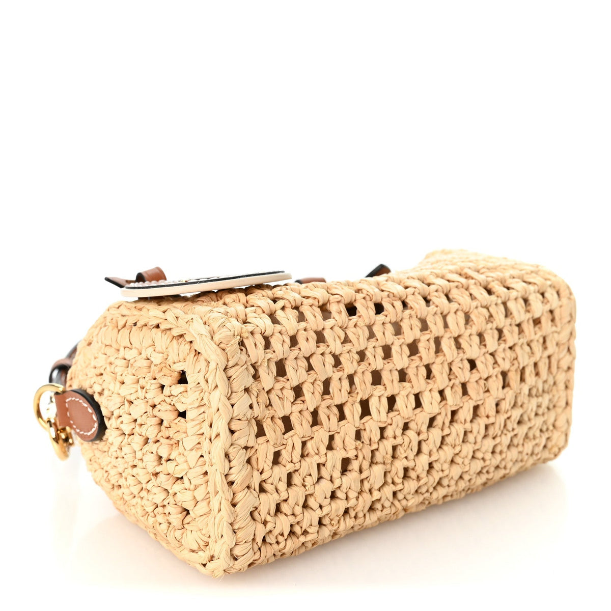Louis Vuitton Raffia Nano Speedy Natural Tan