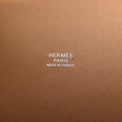Hermès Swift Lucky Daisy Picotin Lock 18 PM Chai