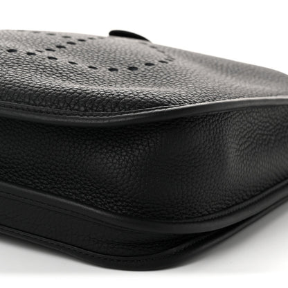 Hermes Taurillon Clemence Evelyne III PM Black