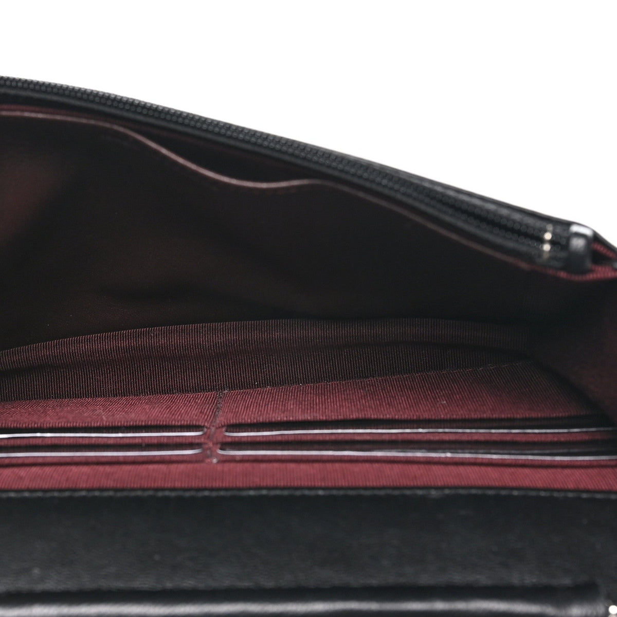 Chanel Lambskin Quilted Wallet On Chain WOC Bag Black