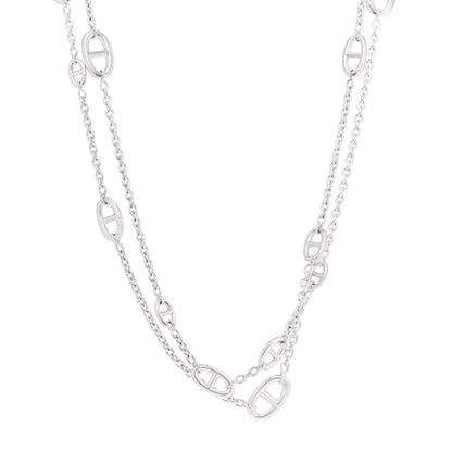 Hermès Sterling Silver Farandole Necklace 160