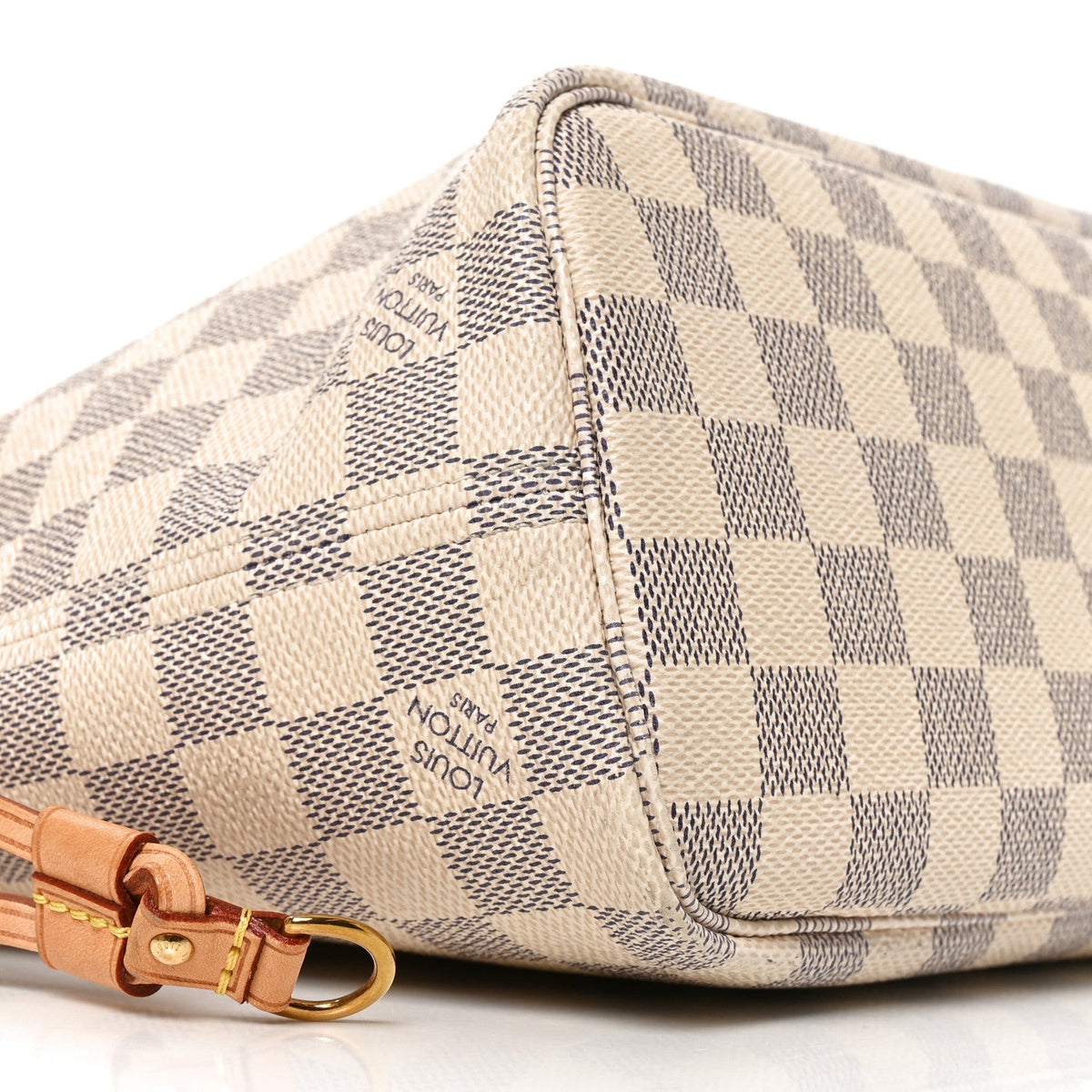 Louis Vuitton Damier Azur Neo Neverfull PM Tote Bag Blue and White