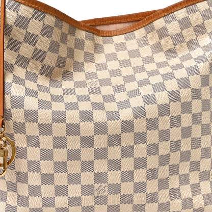 Louis Vuitton Damier Azur Delightful PM Rose Ballerine