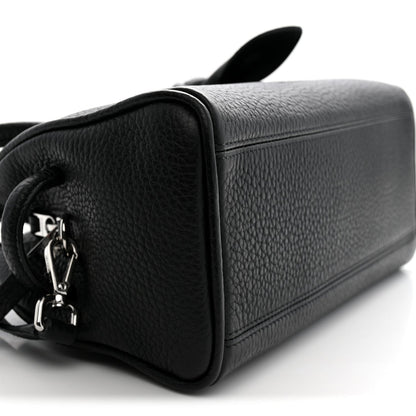 Jacquemus Grained Calfskin Le Petit Turismo Black