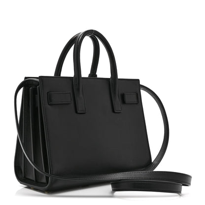 Saint Laurent Calfskin Nano Sac De Jour Black
