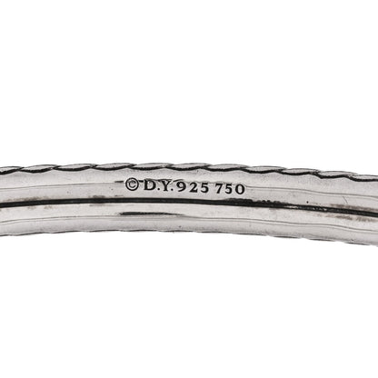 David Yurman Sterling Silver 18K Yellow Gold 11mm Thoroughbred Loop Bracelet