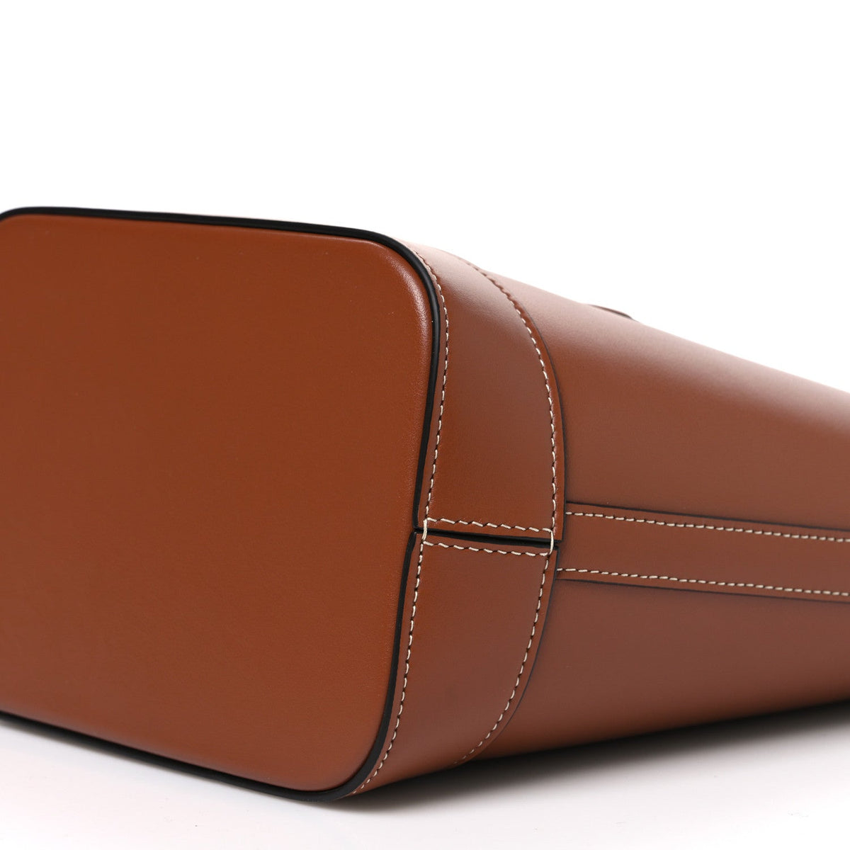 Celine Smooth Calfskin Small Cuir Triomphe Bucket Bag Tan