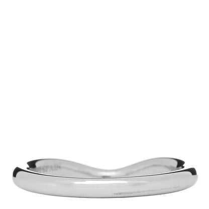Tiffany Platinum Diamond Elsa Peretti Curved Band Ring