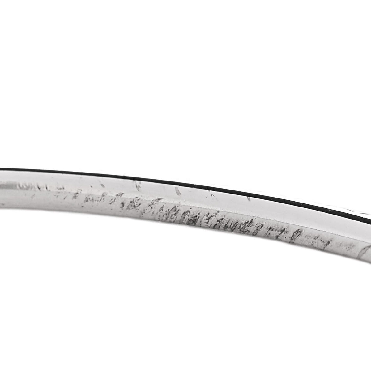 18K White Gold Diamond Metro Pave Bangle Bracelet