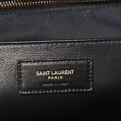 Saint Laurent Lambskin Matelasse Monogram Large Jamie 4.3 Shoulder Bag Black 1901958