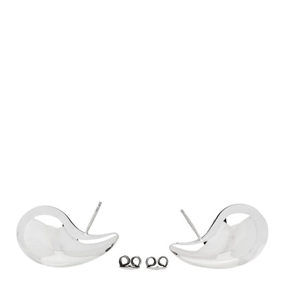 Bottega Veneta Sterling Silver Small Drop Earrings