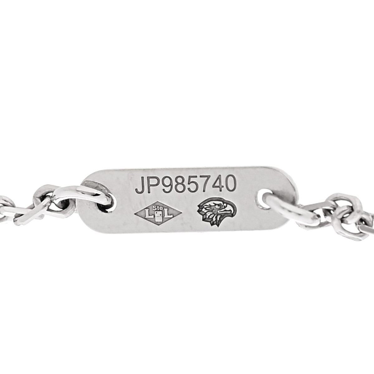 Van Cleef & Arpels 18K White Gold Diamond Sweet Alhambra Bracelet