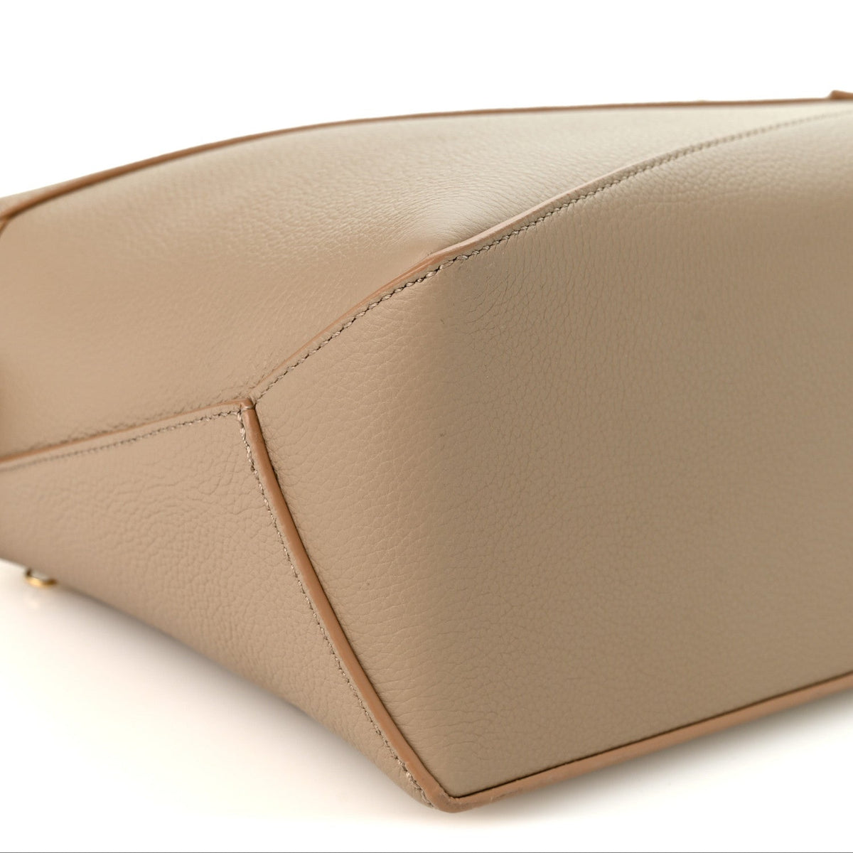 Loewe Grained Calfskin Small Puzzle Edge Bag Sand