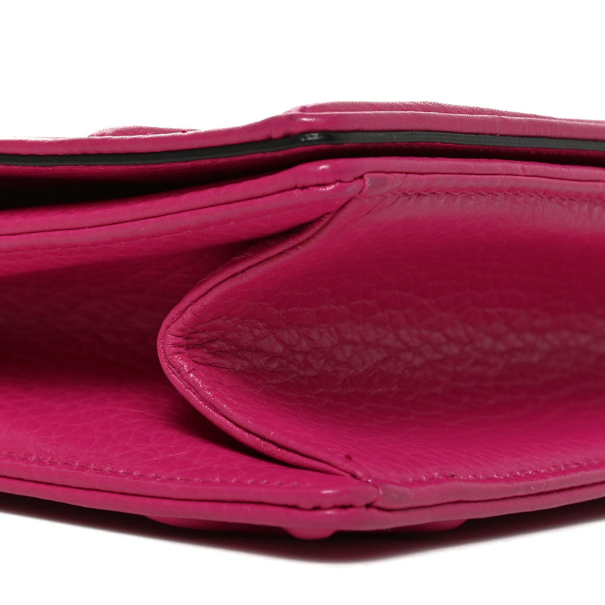 Christian Dior Grained Calfskin Medium Diorama Flap Bag Pink
