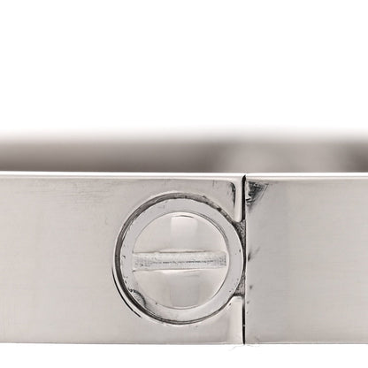 Cartier 18K White Gold LOVE Bracelet 17