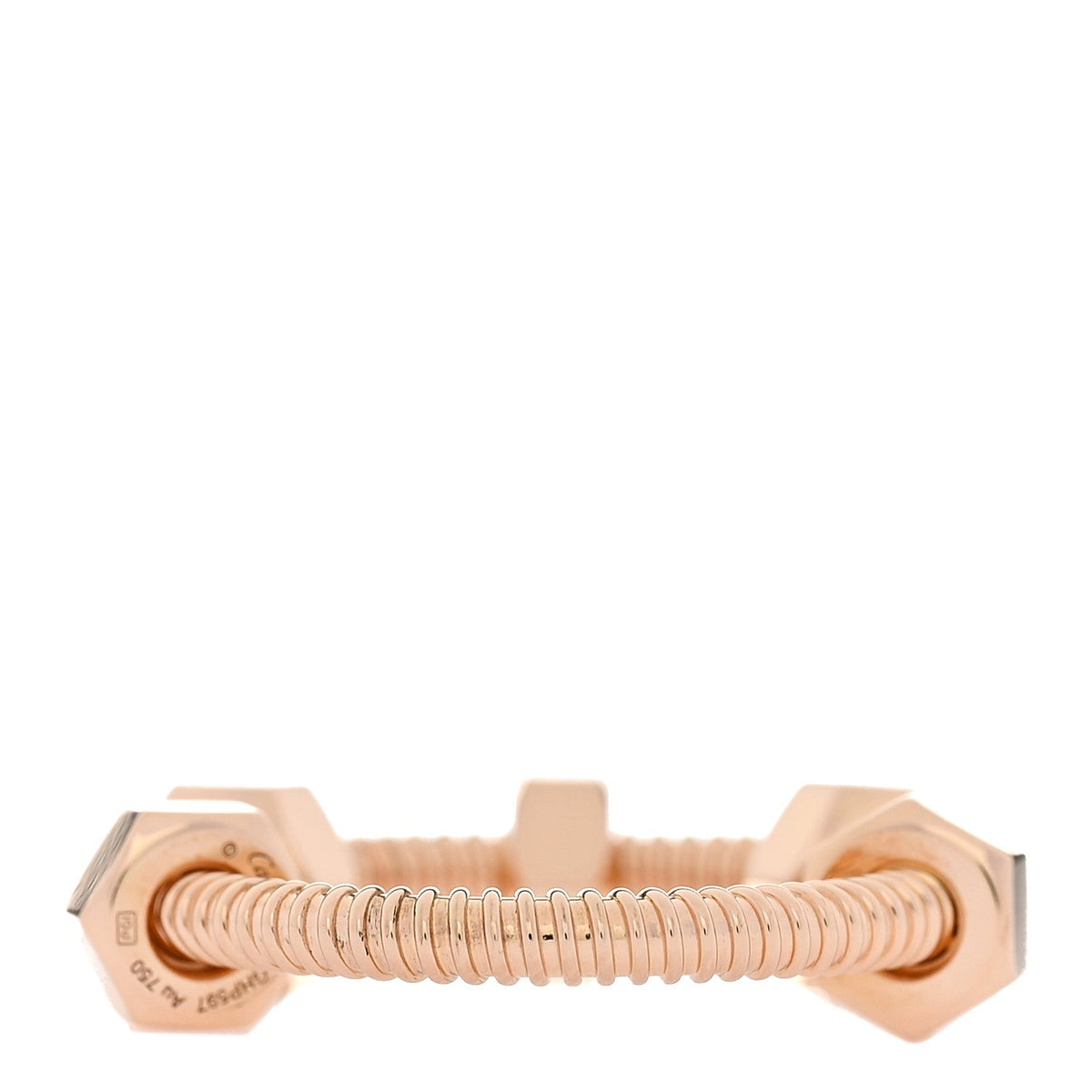 Cartier 18K Pink Gold Ecrou de Cartier Ring 49 5