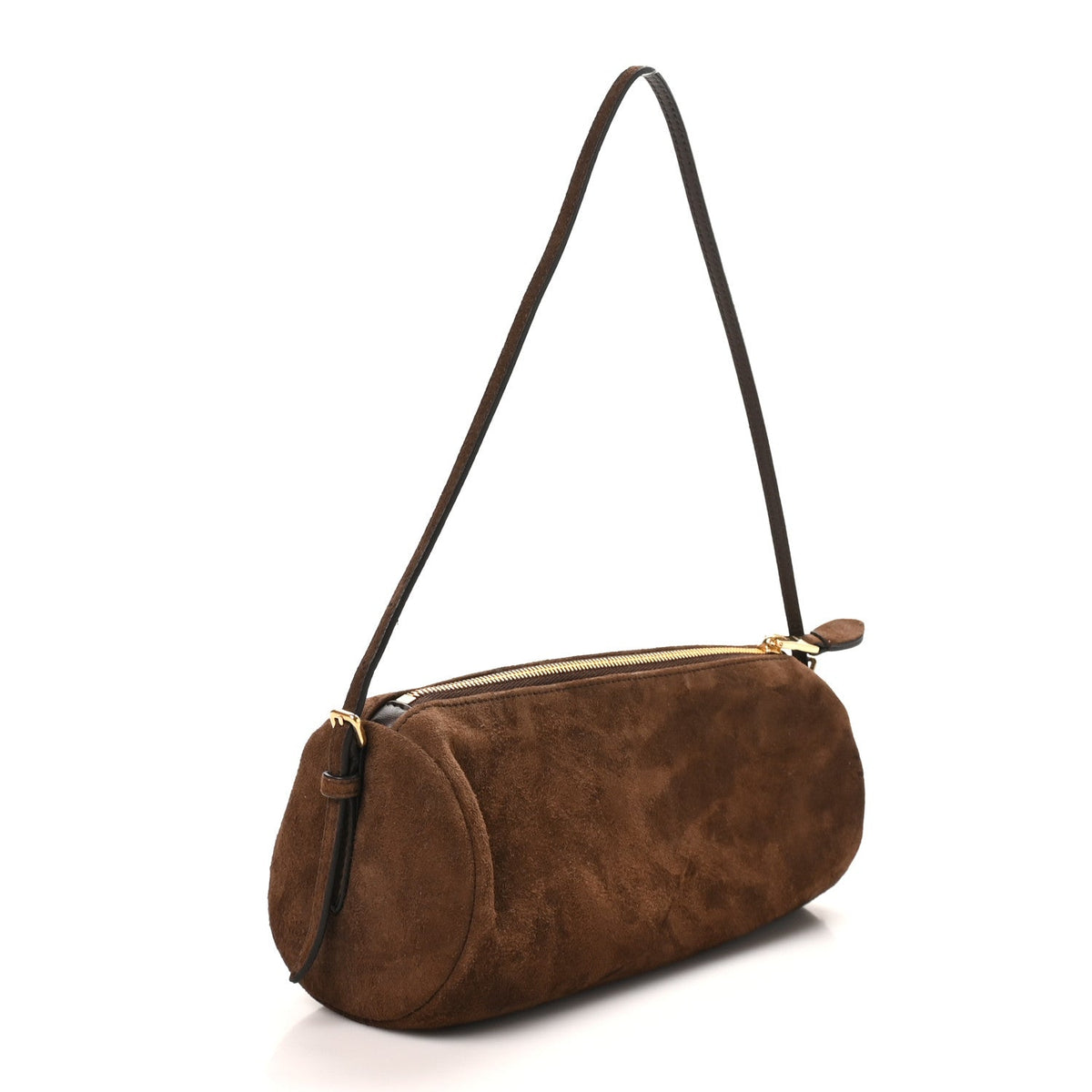 Miu Miu Suede Pouch Cacao