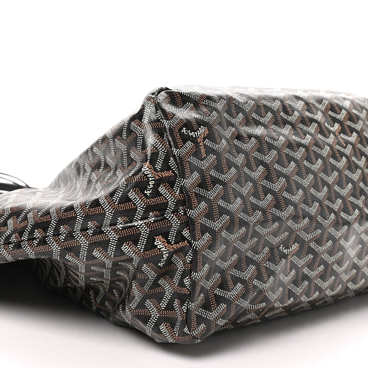 Goyard Goyardine Saint Louis GM Tote Bag Black