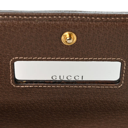 Gucci GG Supreme Monogram Web Ophidia Wallet On Chain Brown