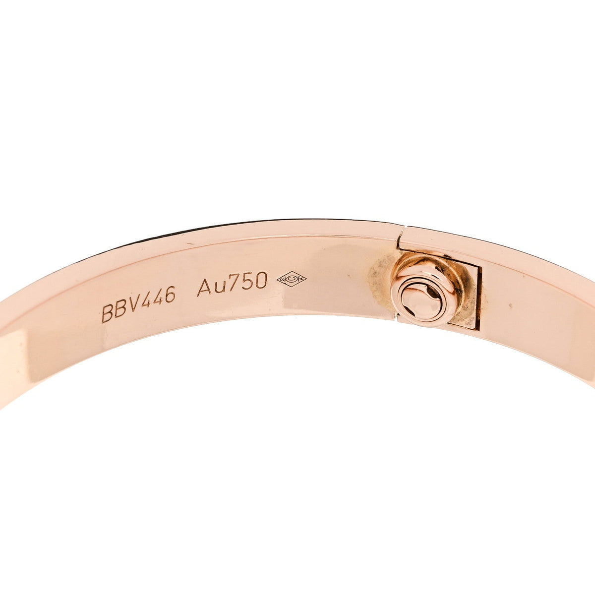 Cartier 18K Pink Gold LOVE Bracelet 17