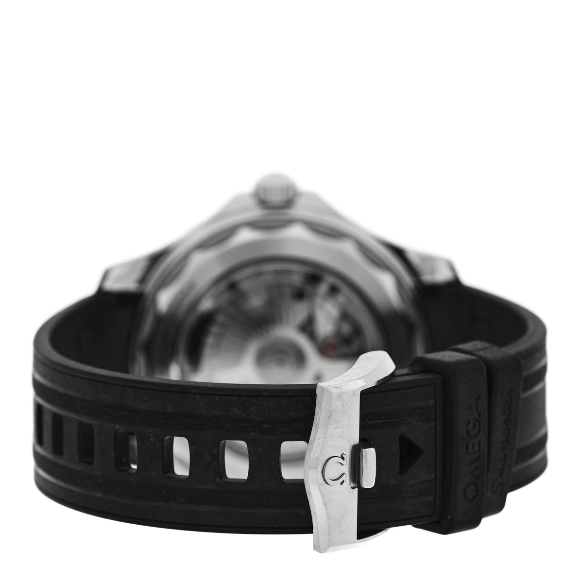 Omega Stainless Steel Rubber 42mm Seamaster Diver 300M Watch Black 210.32.42.20.01.001