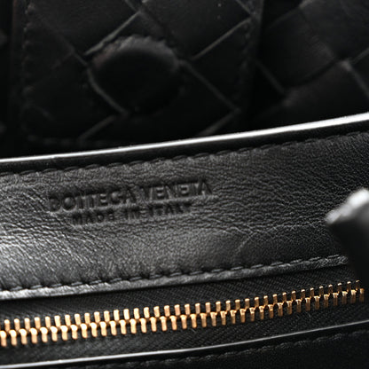 Bottega Veneta Nappa Intrecciato Small Andiamo Shoulder Bag Black