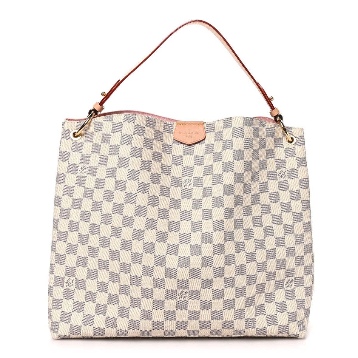 Louis Vuitton Damier Azur Graceful MM Rose Ballerine