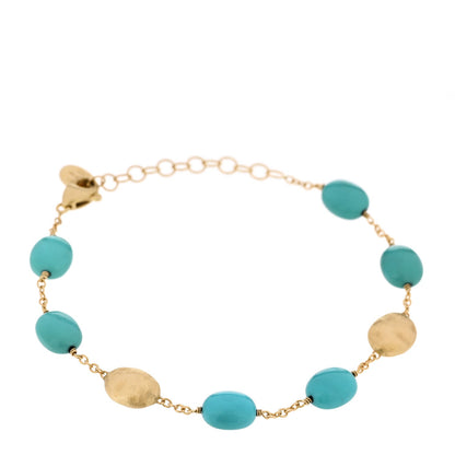 Marco Bicego 18K Yellow Gold Siviglia Turquoise Bracelet