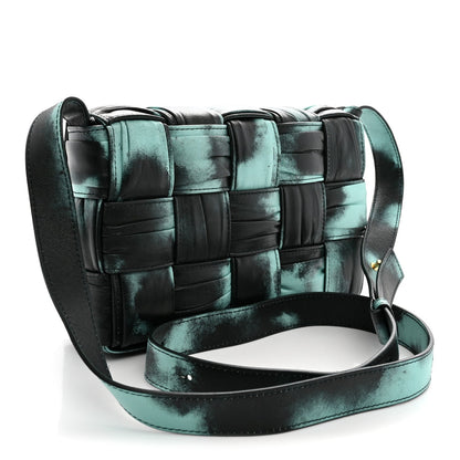 Bottega Veneta Nappa Maxi Intrecciato Padded Cassette Bag Celadon Inkwell 1983362