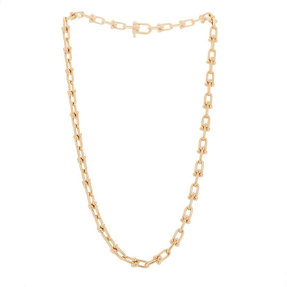 Tiffany 18K Rose Gold HardWear Link Necklace