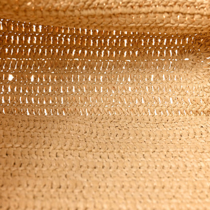 Saint Laurent Raffia Rive Gauche Tote Natural