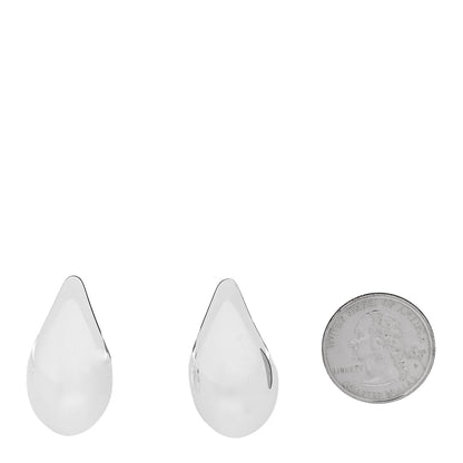 Bottega Veneta Sterling Silver Small Drop Earrings