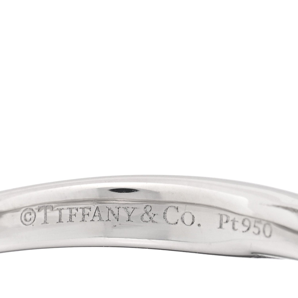 Tiffany Platinum Diamond .71ct Solitaire Engagement Ring 5