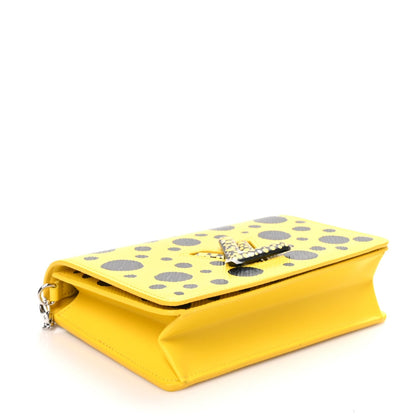 Louis Vuitton Epi Infinity Dots Twist Chain Wallet Yellow Black