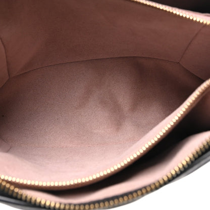 Louis Vuitton Lambskin Monogram Coussin PM Black 1985869